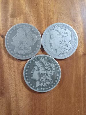1901 O, 1888 P, 1879 S Morgan's