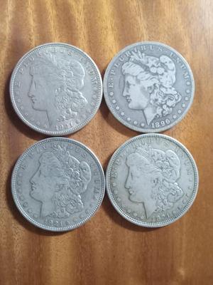 1921 S, 1896 O, 1921 P, 1921 P Morgans