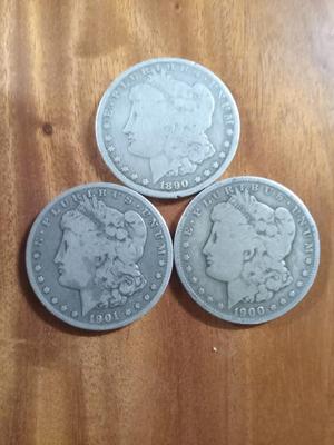 1890 O, 1900 0, 1901 O Morgan's