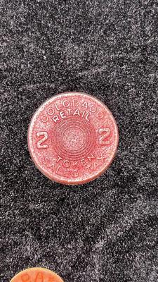 DEPRESSION ERA CO SALES TAX TOKENS, BANK WALLETS AND MARX METAL THRIFT BANK