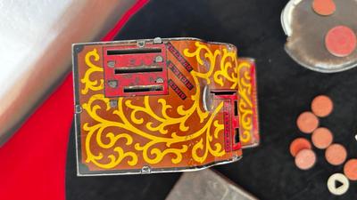 DEPRESSION ERA CO SALES TAX TOKENS, BANK WALLETS AND MARX METAL THRIFT BANK