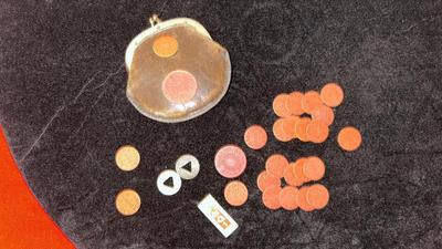 DEPRESSION ERA CO SALES TAX TOKENS, BANK WALLETS AND MARX METAL THRIFT BANK