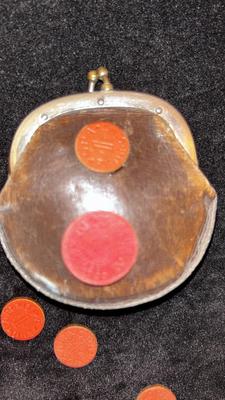 DEPRESSION ERA CO SALES TAX TOKENS, BANK WALLETS AND MARX METAL THRIFT BANK