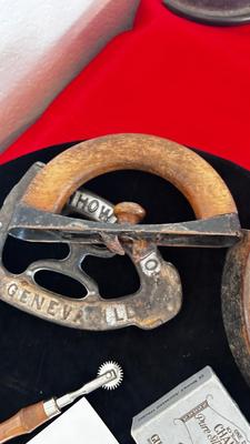 ANTIQUE ENTERPRISE IRON, HOT IRON PLATE, THREAD AND MORE