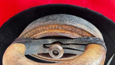 ANTIQUE ENTERPRISE IRON, HOT IRON PLATE, THREAD AND MORE