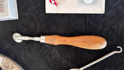 ANTIQUE ENTERPRISE IRON, HOT IRON PLATE, THREAD AND MORE