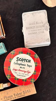 OLD INKWELLS AND VINTAGE OFFICE SUPPLIES