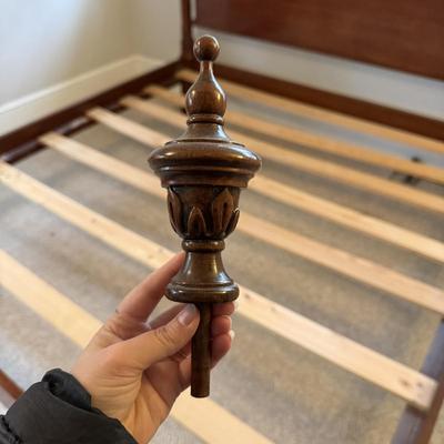 Ornate Four Poster King Size Bed Frame (B3-BM)