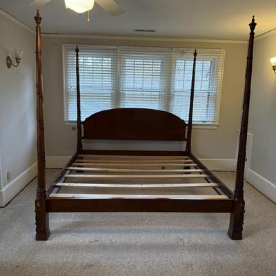 Ornate Four Poster King Size Bed Frame (B3-BM)