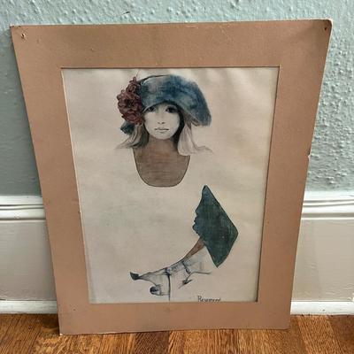 Christine Rosemond Signed “Denim and Silk” Print and Ladies Vanity Collection (B3-BC)