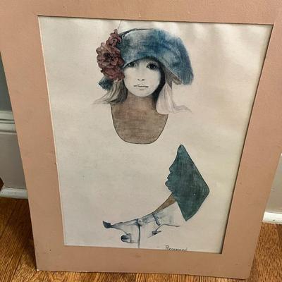 Christine Rosemond Signed “Denim and Silk” Print and Ladies Vanity Collection (B3-BC)