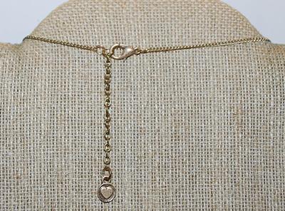 Beautiful MARBLE-Style CARVED FLOWERS NECKLACE With 3 Bejeweled Petal Flowers on a Gold Tone Chain and Lobster Clasp 36" L