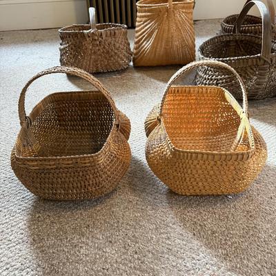 Traditional Folk Art Buttocks Baskets (B3-BM)