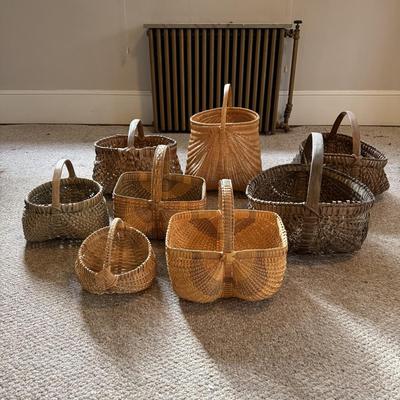 Traditional Folk Art Buttocks Baskets (B3-BM)