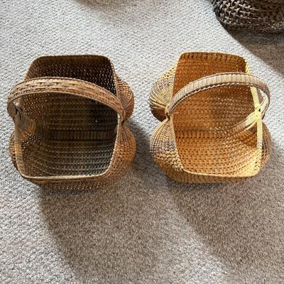 Traditional Folk Art Buttocks Baskets (B3-BM)