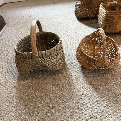 Traditional Folk Art Buttocks Baskets (B3-BM)