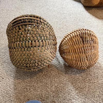 Traditional Folk Art Buttocks Baskets (B3-BM)