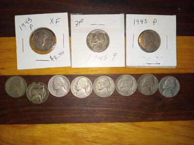 11 war nickles & Other nickles