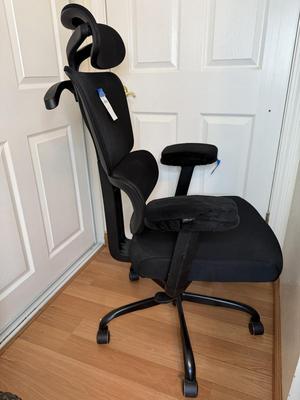 Black Mesh Ergonomic Office Chair 28x25x48