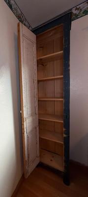 Distressed Tall Cabinet 19.5x13x84