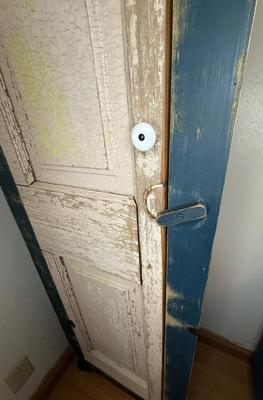 Distressed Tall Cabinet 19.5x13x84