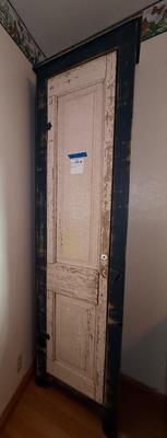 Distressed Tall Cabinet 19.5x13x84