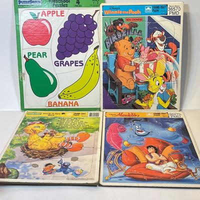 LOT 45: Vintage Disney and More - Puzzles, Books, Glasses