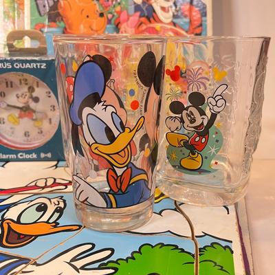 LOT 45: Vintage Disney and More - Puzzles, Books, Glasses