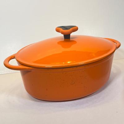 LOT 50: Two Rachel Ray Cast Iron Dutch Ovens