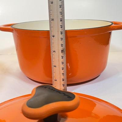 LOT 50: Two Rachel Ray Cast Iron Dutch Ovens