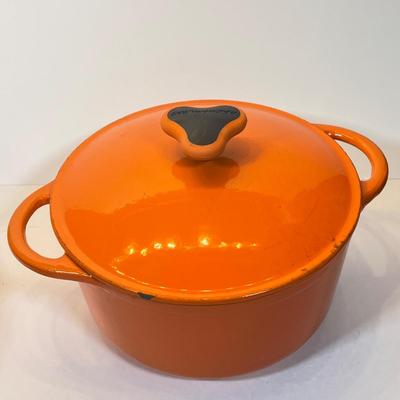 LOT 50: Two Rachel Ray Cast Iron Dutch Ovens