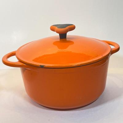 LOT 50: Two Rachel Ray Cast Iron Dutch Ovens