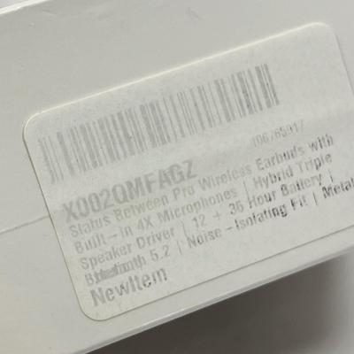 LOT 52A: Wireless Headphones - New in Package Status Between Earbuds and Beats Studio in Travel Case