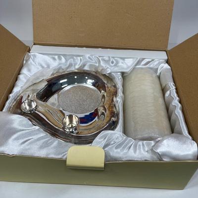 LOT 55: Lenox Candle Set and Figurines