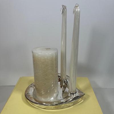 LOT 55: Lenox Candle Set and Figurines