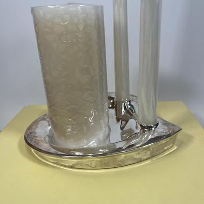 LOT 55: Lenox Candle Set and Figurines