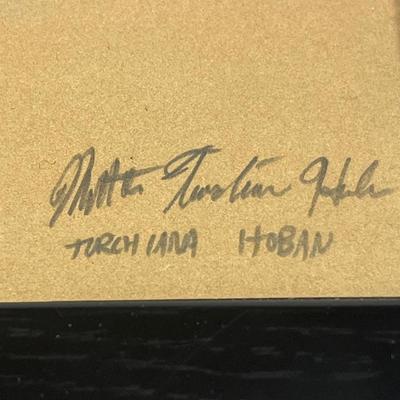 LOT 56: Signed, Framed Print - "The Leech" By Matthew Torchina Hoban