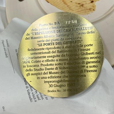 LOT 57: Studio Dante di Volteradici Plates