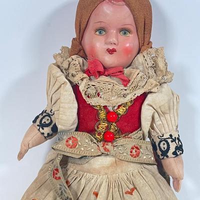 LOT 58: Vintage Dolls - Campbell's Soup Collector's Set, John-John Kennedy Doll and More