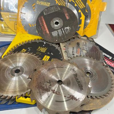 LOT 60: New and Used Saw Blades and More
