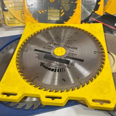 LOT 60: New and Used Saw Blades and More