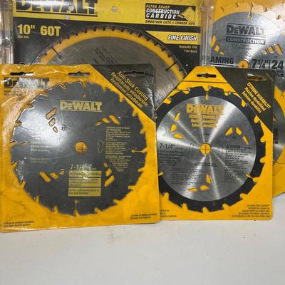 LOT 60: New and Used Saw Blades and More