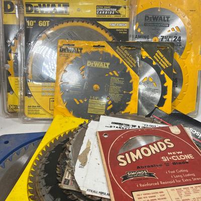 LOT 60: New and Used Saw Blades and More