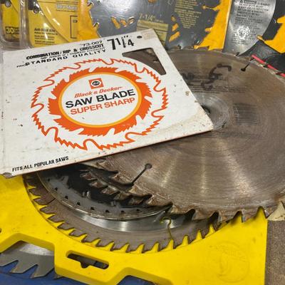 LOT 60: New and Used Saw Blades and More