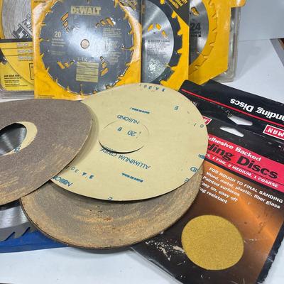 LOT 60: New and Used Saw Blades and More