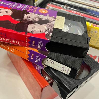 LOT 67: DVDs and VHS Tapes - Most New, Sealed