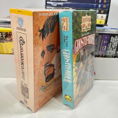 LOT 67: DVDs and VHS Tapes - Most New, Sealed