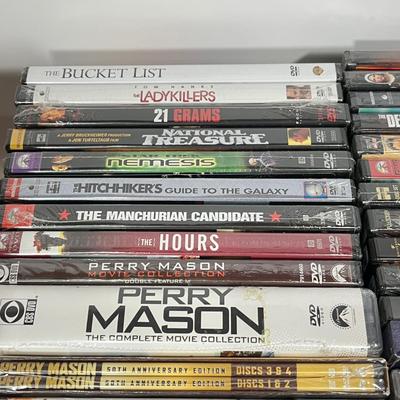 LOT 67: DVDs and VHS Tapes - Most New, Sealed