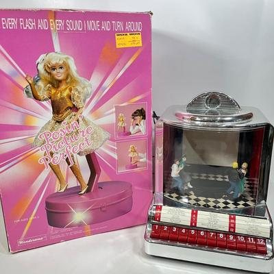 LOT 68: Vintage Posin' Picture Perfect Doll and Mr. Christmas Jukebox Rock