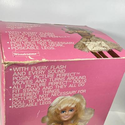 LOT 68: Vintage Posin' Picture Perfect Doll and Mr. Christmas Jukebox Rock